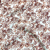 Printed Viscose PISTRELLO Off-White / Plum